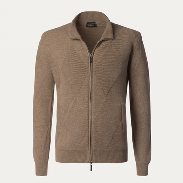 Svevo Cashmere Zip-Up Sweater - SARTALE