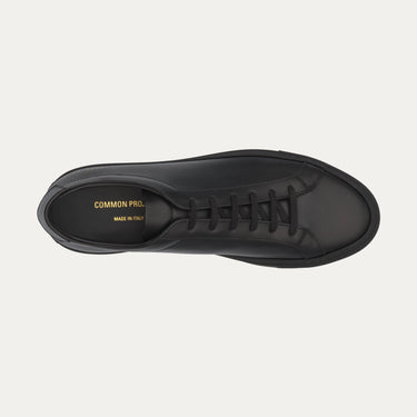 "Original Achilles Low" Nappa Leather Sneaker in Black