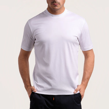 Cotton Crew-Neck T-Shirt in White