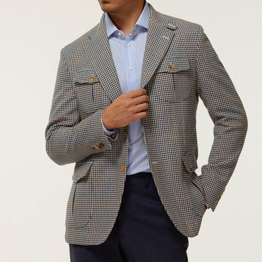Single-Breasted Wool-Linen Jacket. Exclusively made for Sartale