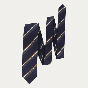 Regimental Lined Tie in Multicolor
