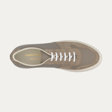 Zapatillas de ante y piel napa Bball en color topo