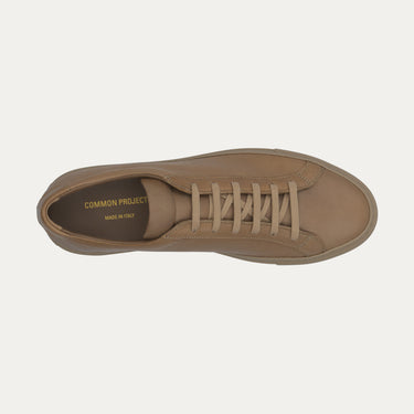 Zapatilla de cuero "Achilles Premium" en color gris topo
