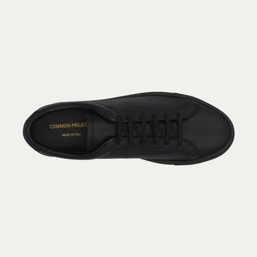 Zapatilla de piel "Achilles Sport Premium" en negro