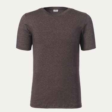 Rundhals-T-Shirt aus Stretch-Baumwoll-Kaschmir-Mischung