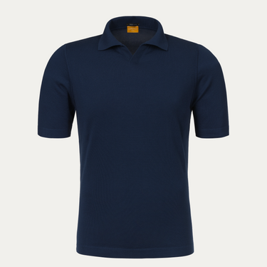 Svevo V-Neck Cotton Polo Shirt - SARTALE