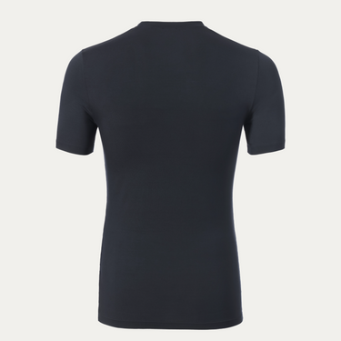 T-Shirt mit Rundhalsausschnitt in Mitternachtsblau