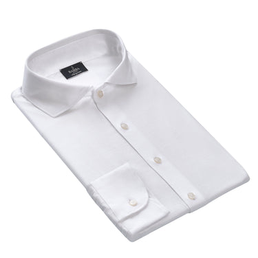 Jersey Cotton Shirt in White