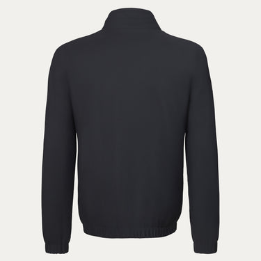 Campera de mezcla de lana en azul oscuro