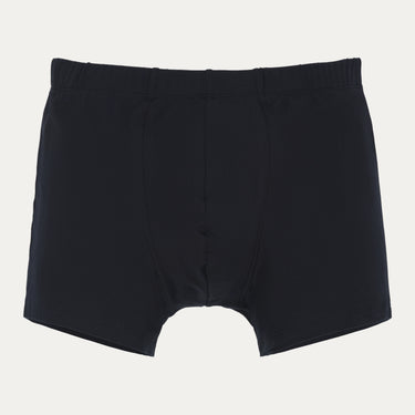 Cotton Boxer Shorts in Navy Blue