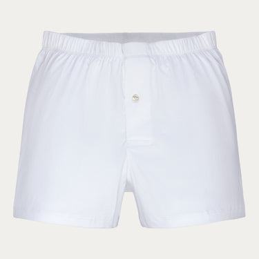 Cotton Boxer Shorts in White