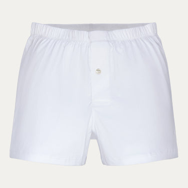 Cotton Boxer Shorts in White