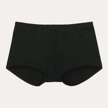 Cotton Boxer Briefs in Black