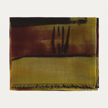 Bontoni Fringed Multicolor Cashmere Scarf - SARTALE