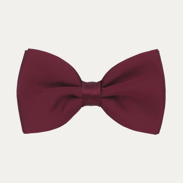 Silk Bow Tie in Burgundy