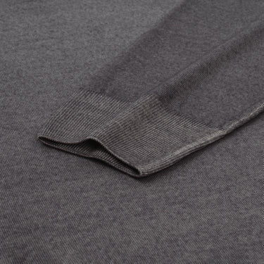 Cruciani Crew-Neck Wool Sweater in Grey - SARTALE