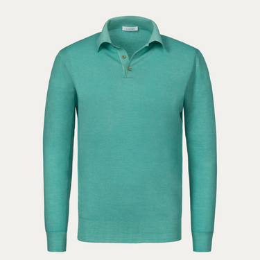 Cruciani Wool Sweater in Turquoise Green - SARTALE