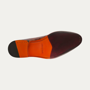 Bontoni "De La Ville" Five-Eyelet Wholecut Crocodile Oxford - SARTALE