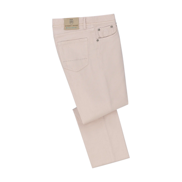 Regular-Fit 5 Pocket Jeans in Beige