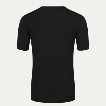 Cotton Crew-Neck T-Shirt in Black
