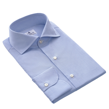 Classic Cotton Shirt in Light Blue