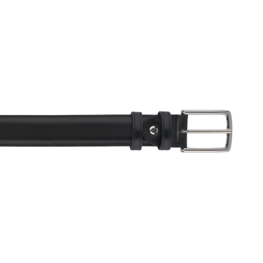 Calfskin Leather Belt in Black