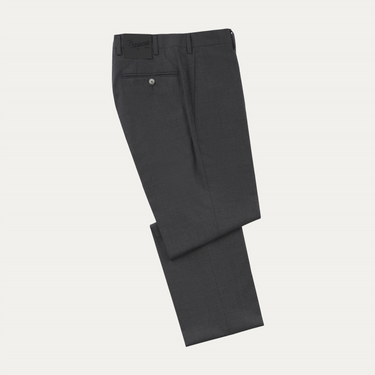 Marco Pescarolo Slim-Fit Virgin Wool Classic Trousers in Grey - SARTALE