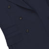 Double-Breasted Wool Jacket in Navy Blue Melange. Exclusively Made for Sartale