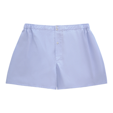 Cotton Boxer Shorts in Light Blue