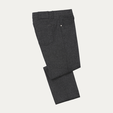 Cesare Attolini Slim-Fit Wool Trousers in Grey - SARTALE