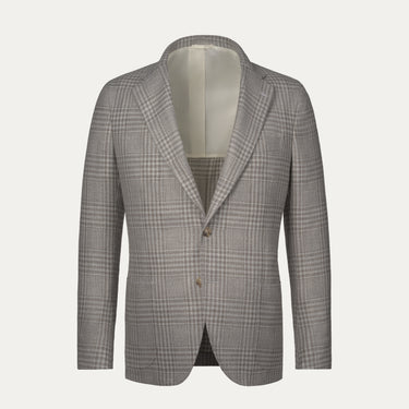 Single-Breasted Wool-Silk-Linen Jacket. Exclusively made for Sartale