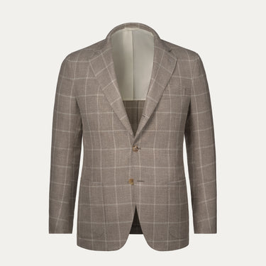Single-Breasted Wool-Silk-Linen Jacket. Exclusively made for Sartale
