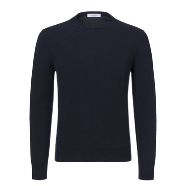 Cashmere Crew-Neck Sweater in Dark Blue