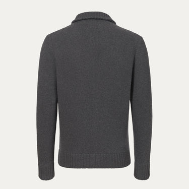 Wool Bomber in Grey