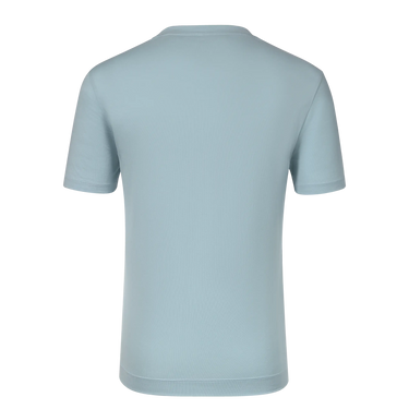 Jersey-Cotton Blend T-Shirt in Sky Blue