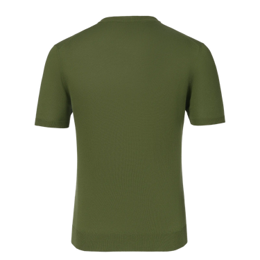 Cotton T-Shirt Sweater in Green