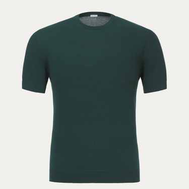 Cotton T-Shirt Sweater in Ocean Blue