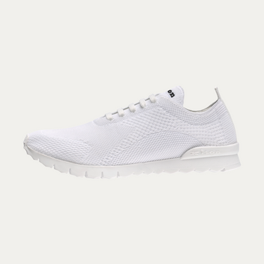 Kiton Mesh Sneakers in White - SARTALE
