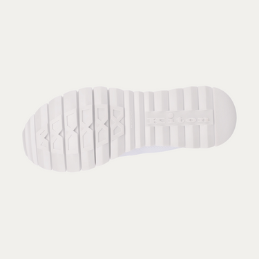 Kiton Mesh Sneakers in White - SARTALE