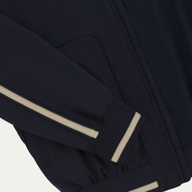 Kiton Virgin Wool-Blend Blouson in Dark Blue - SARTALE
