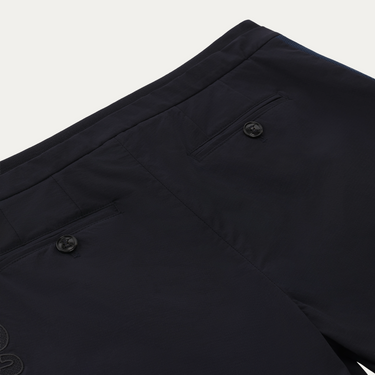Kiton Drawstring Sport Shorts in Dark Blue - SARTALE