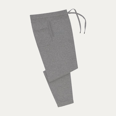 Pantalones de punto en gris jaspeado