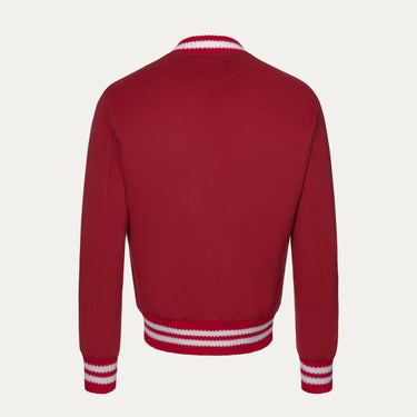 Cashmere Bomber in Red
