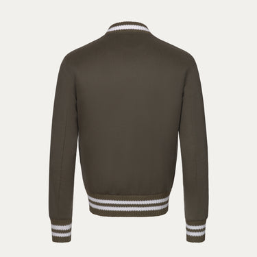 Cashmere Bomber in Green