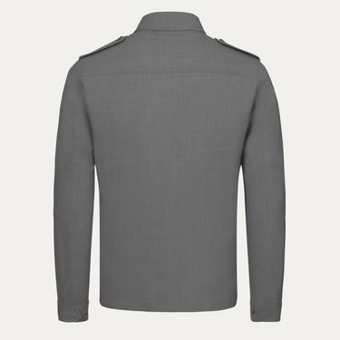 Field Jacket in Grey Melange