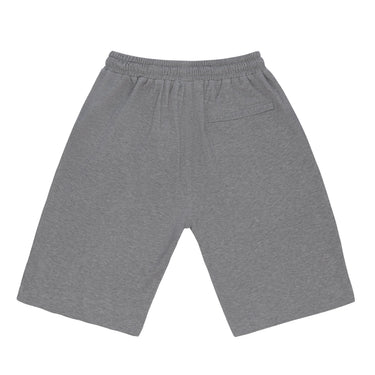 Barba Napoli Cotton - Blend Drawstring Sport Shorts in Grey Melange - SARTALE