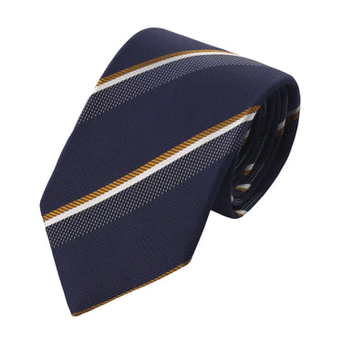 Bigi Regimental Lined Tie in Multicolor - SARTALE