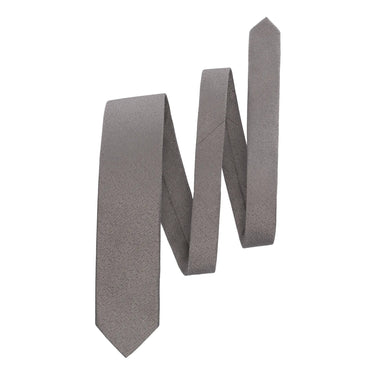 Bigi Silver Grey Woven Silk Tie - SARTALE