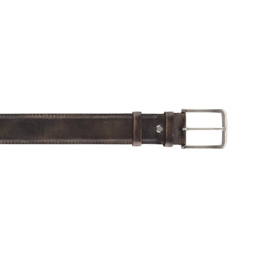 Bontoni Calf Leather Belt in Black - SARTALE