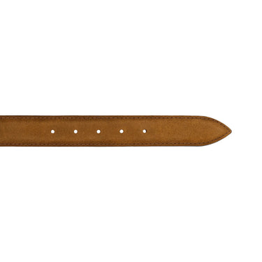 Bontoni Suede Leather Belt in Autumn Gold - SARTALE